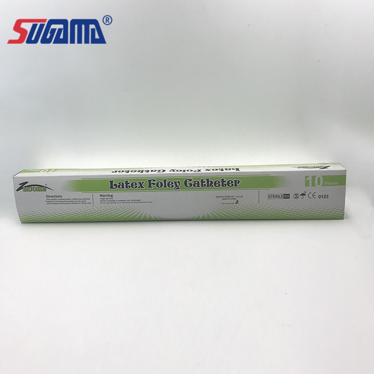 Latex Foley Sterile Medical Suction Foley Catheter with CE / ISO