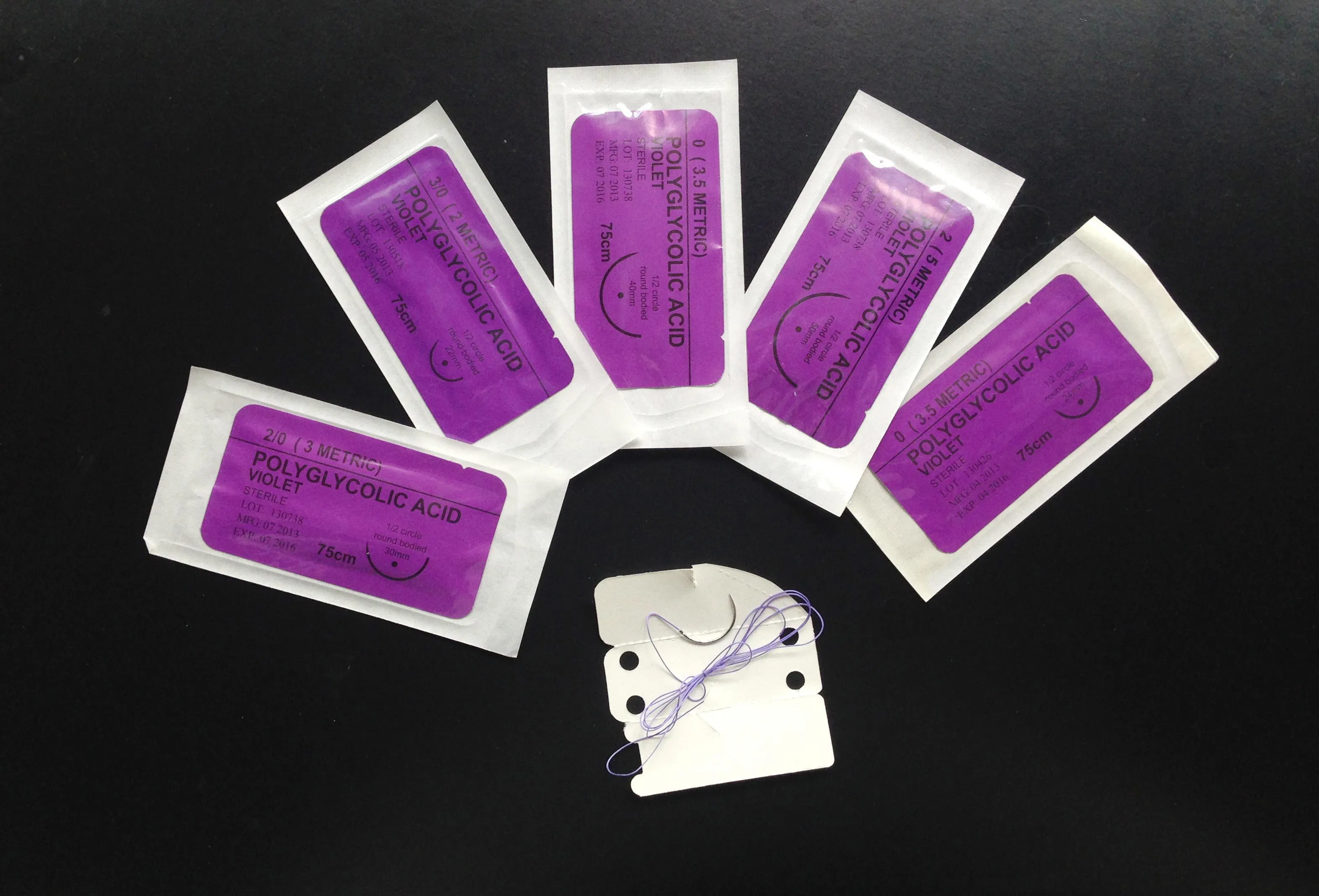 Disposable Medical Supply Absorbable Surgical Suture Ethicon Vicryl Suture for Medical Wound Care and Absorbable Surgical Closure Procedures