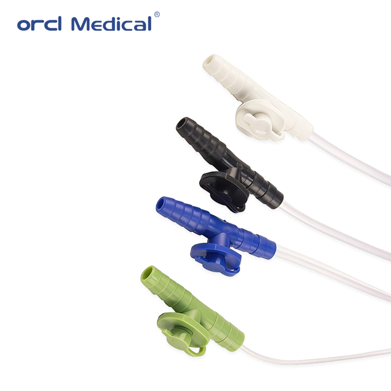 Sterile Single Use Pediatric Size PVC Suction Catheter Anti Kink Design Safe for Neonatal /Children