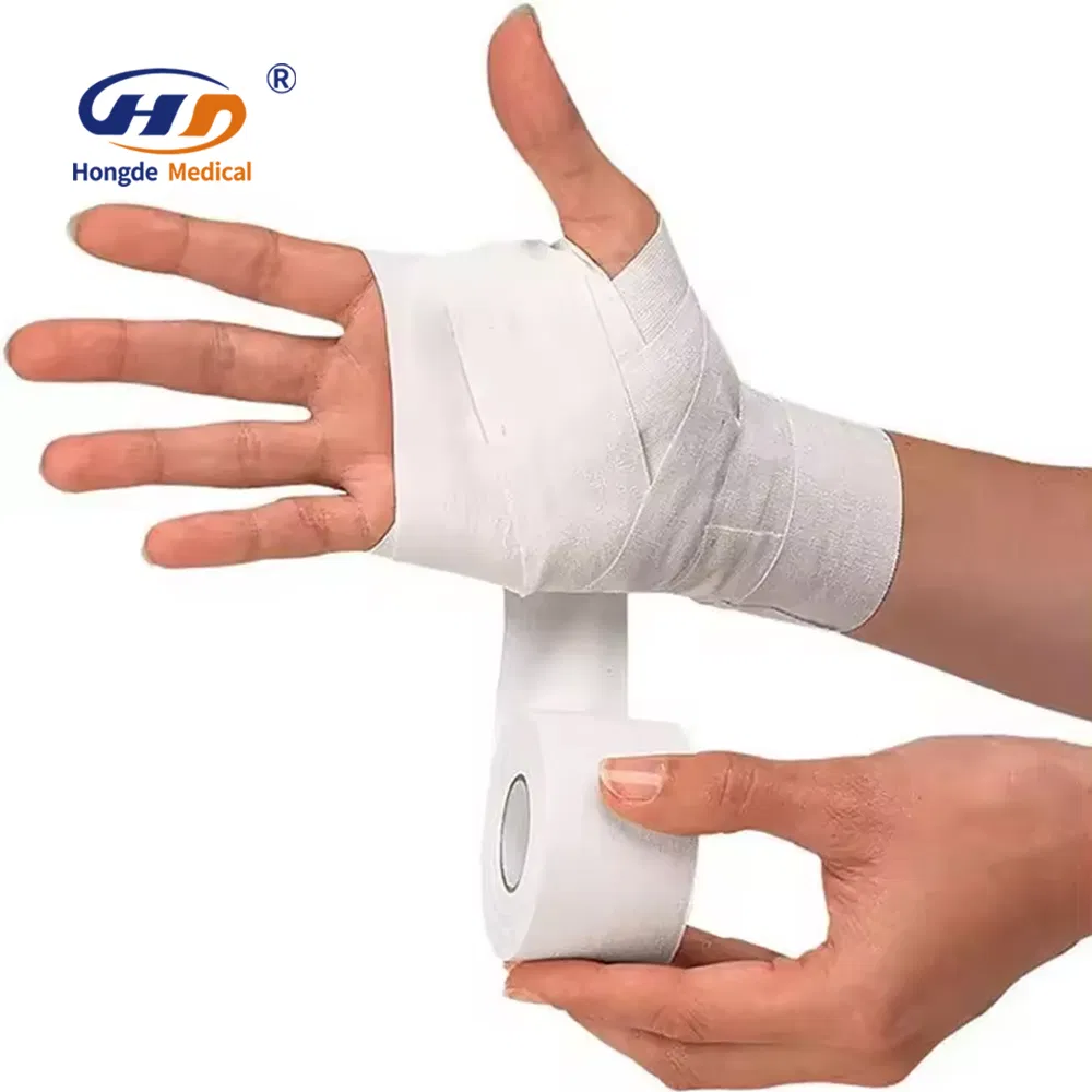 Medical Rigid Strapping Adhesive Plaster Colorful Cotton Zinc Oxide Tape