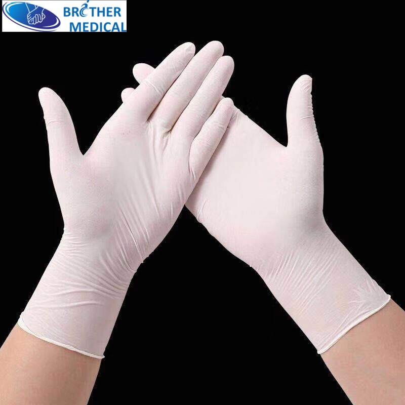 Manufacture Brother Powder Free Glove Sterile Surgical Medical Black Gloves Nitrile Bme2000