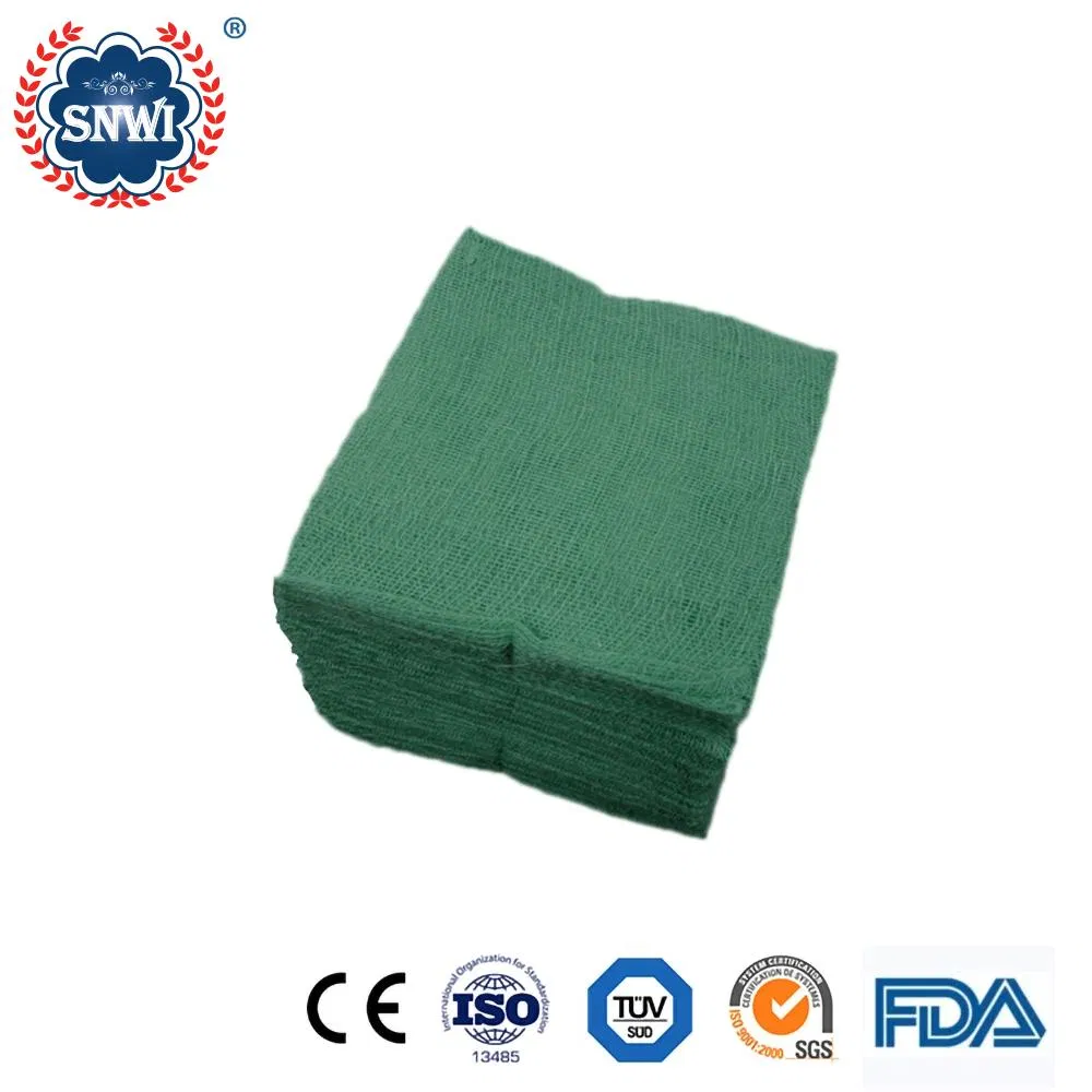 Hospital Medical Supplies Sterile Disposable High Absorbency 100%Cotton Gauze Sponge/ Swab/ Pad