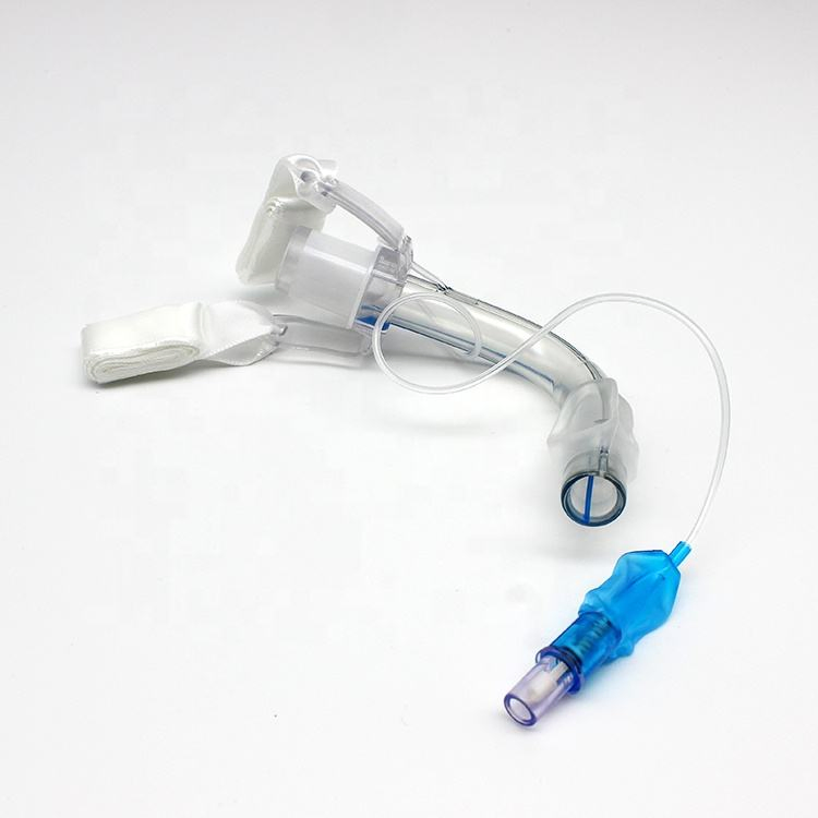 Disposable PVC Tracheostomy Tube Cuffed or Uncuffed Endotracheal Tracheostomy Tube with Inner Cannula