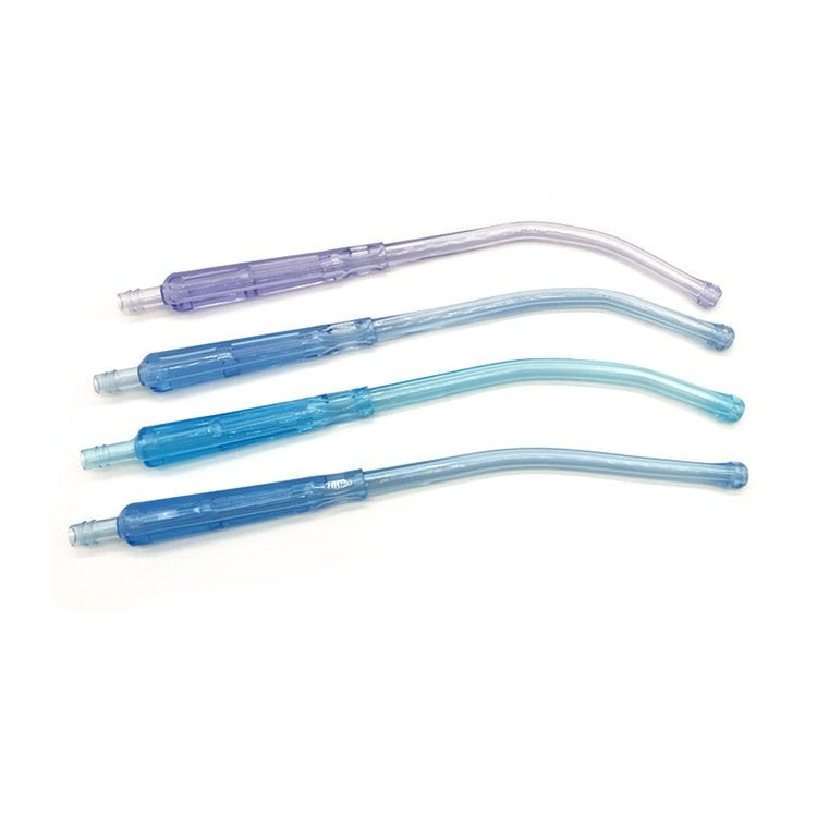 Manufacturer Factory Disposable CE ISO Surgical Medical Catheter Flat Tip Crown Tip Medical Tube Yankauer Connecting Suction Tube with Yankauer Handle