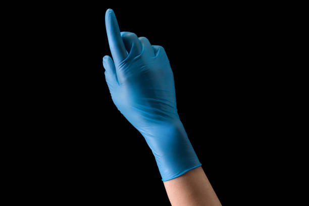 Siny Disposable Medical Supply Clinic Smooth Sterile Surgical Hospital Pockmarked Rubber Gloves OEM