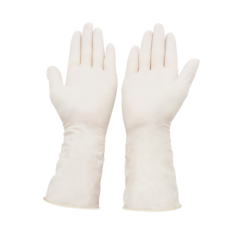 Hospital Work Medical Wholesale Sterile Latex Surgical Gloves Disposable White Rubber Gloves