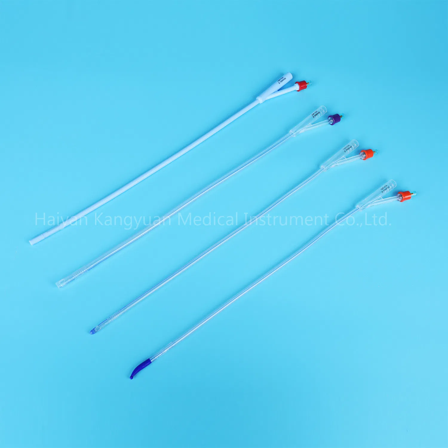 Integrated Flat Balloon Silicone Foley Catheter with Unibal Integral Balloon Technology Round Tipped Urethral Use