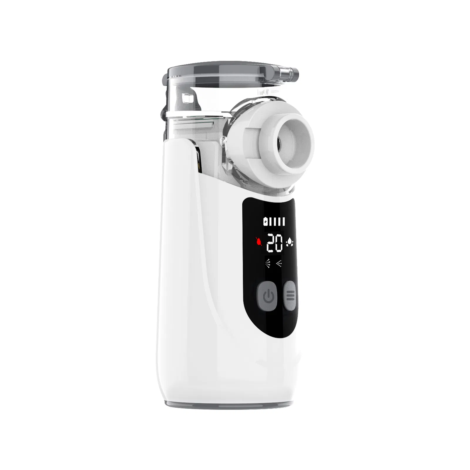 Pocket-Size for Travel Inhaler Low Noise Rechargeable Mesh Nebulizer with Digital Display