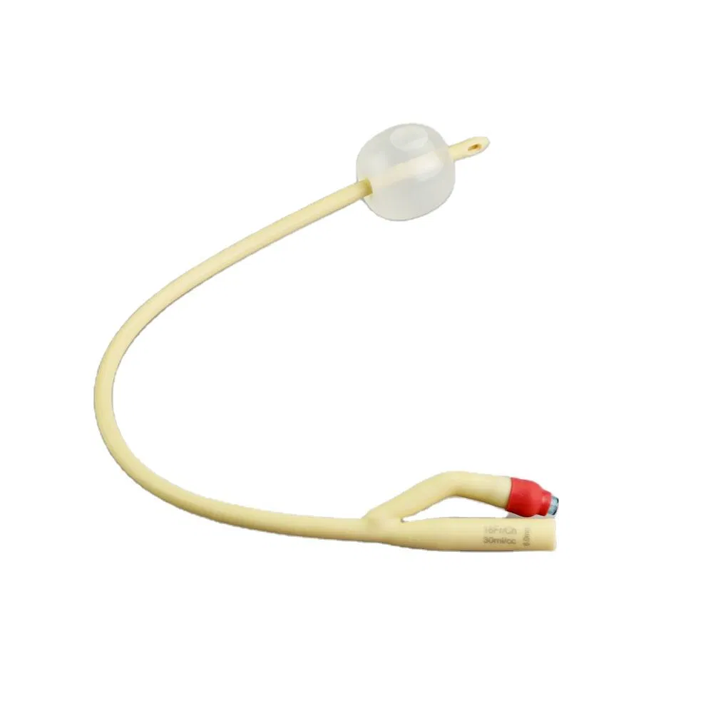 3-Way Standard Silicone Coated Latex Foley Catheter Manufacturer