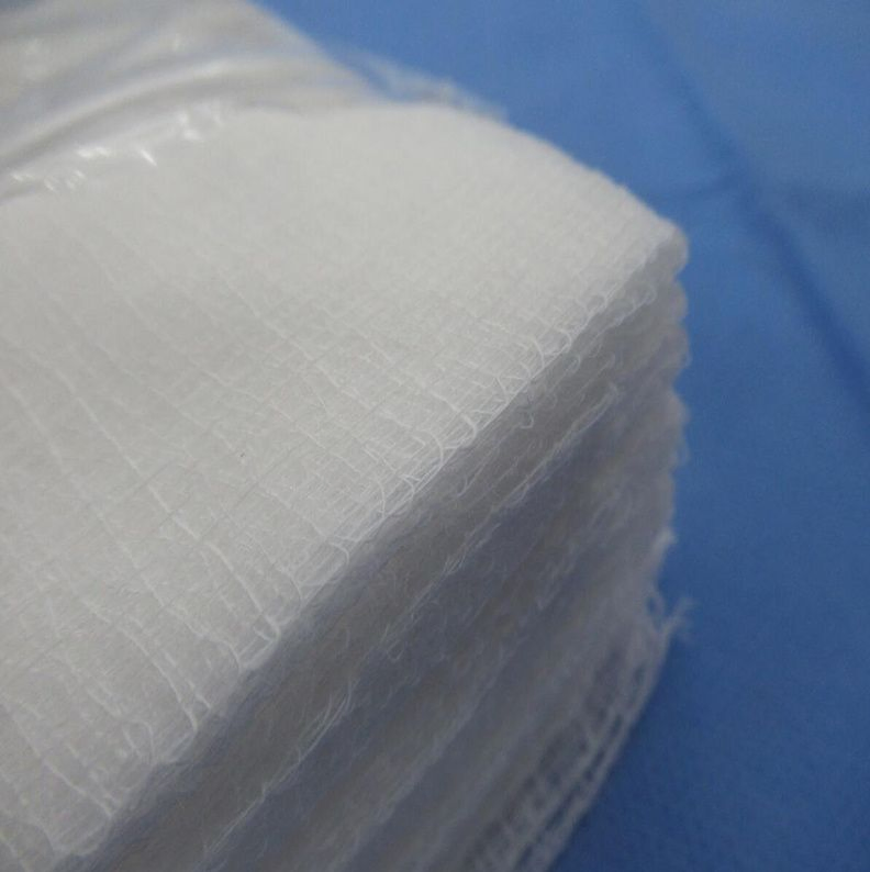 Wound Dressing Bp/USP Standard Soft Flexible Medical Supplies 100% Cotton Gauze Swab Pad
