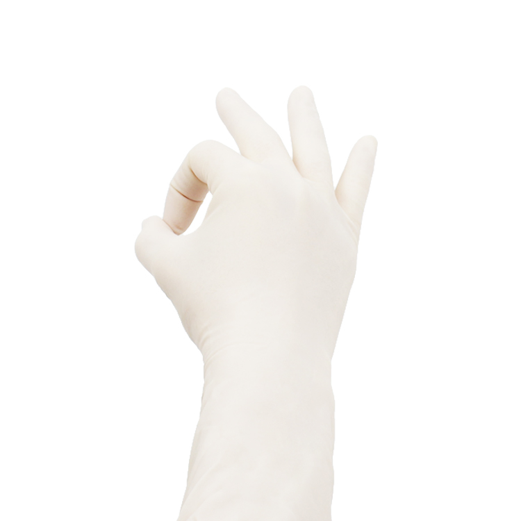 Hospital Work Medical Wholesale Sterile Latex Surgical Gloves Disposable White Rubber Gloves