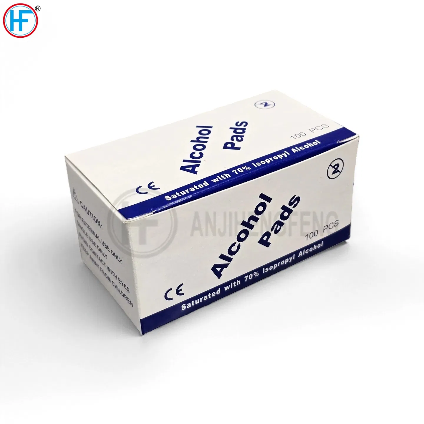 Alcohol Prep Pads, 70% Alcohol Cotton Slices, 100 PCS Alcohol Gauze Pads Individually Wrapped