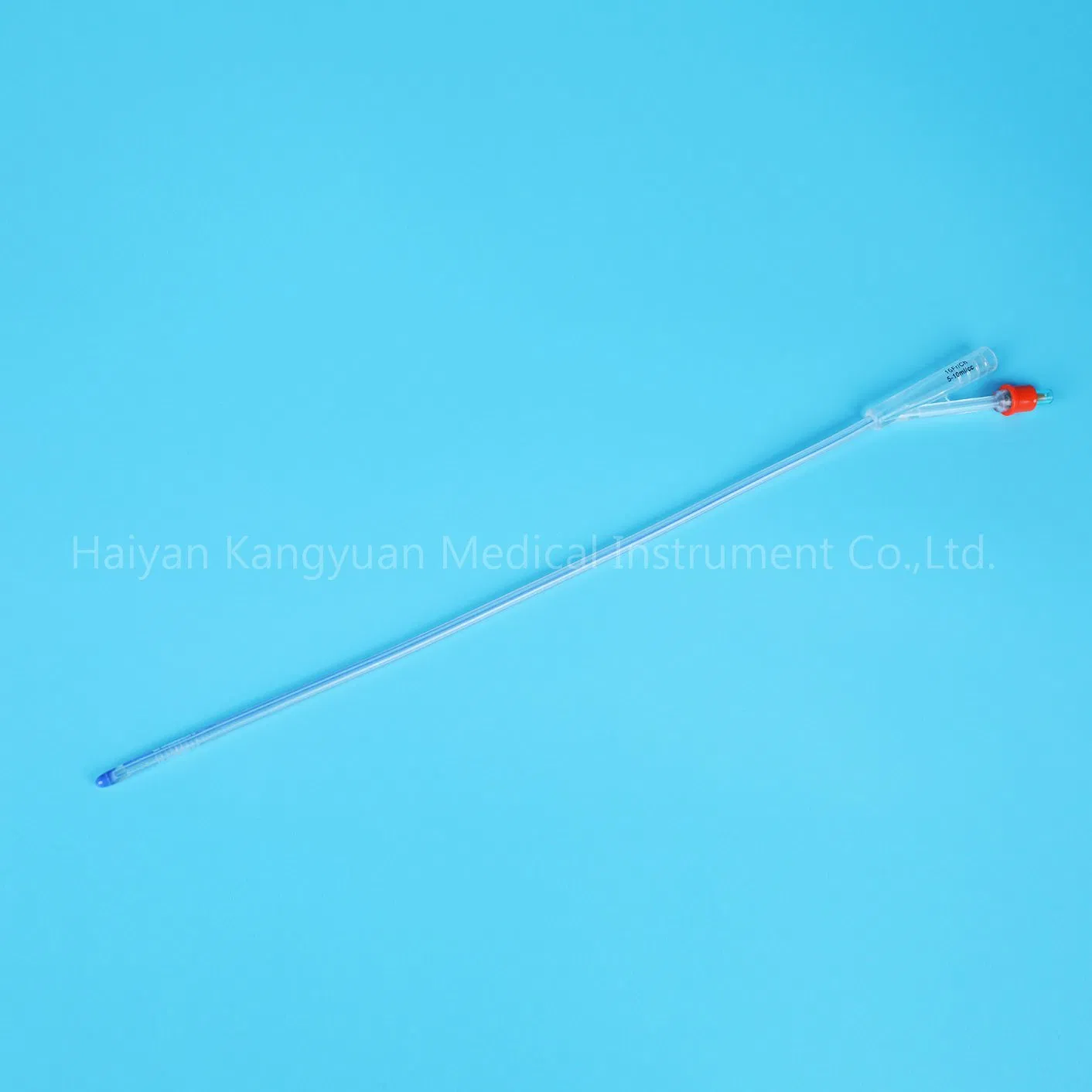 Integrated Flat Balloon Silicone Foley Catheter with Unibal Integral Balloon Technology Round Tipped Urethral Use