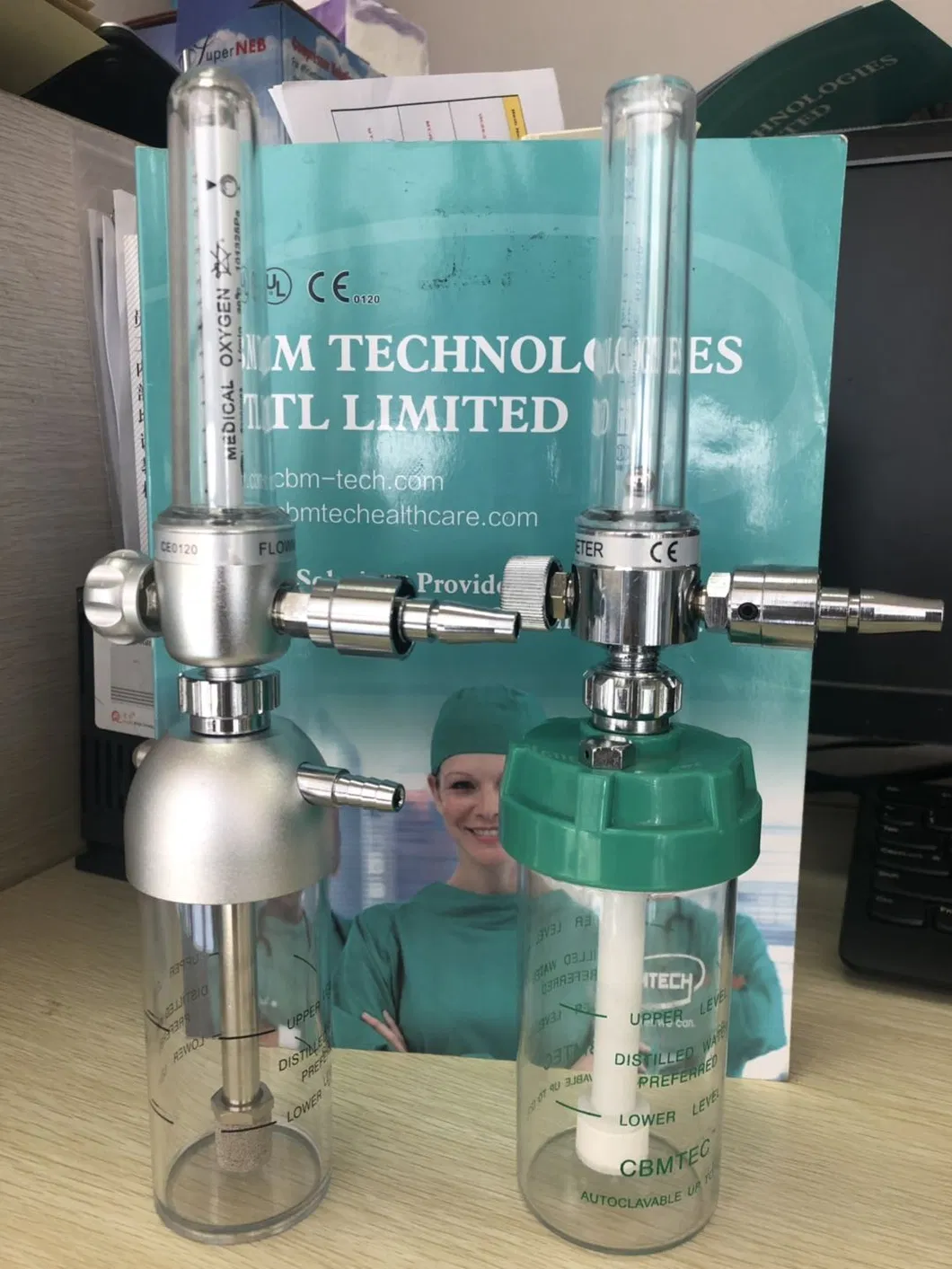 Silver Oxygen Flowmeters