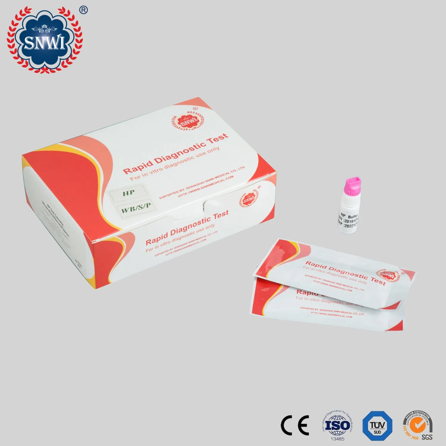 Wholesale Home Use Rapid Medical Diagnostic Disposable H. Pylori Antibody/ Antigen HP Test Strip/Cassette Kits