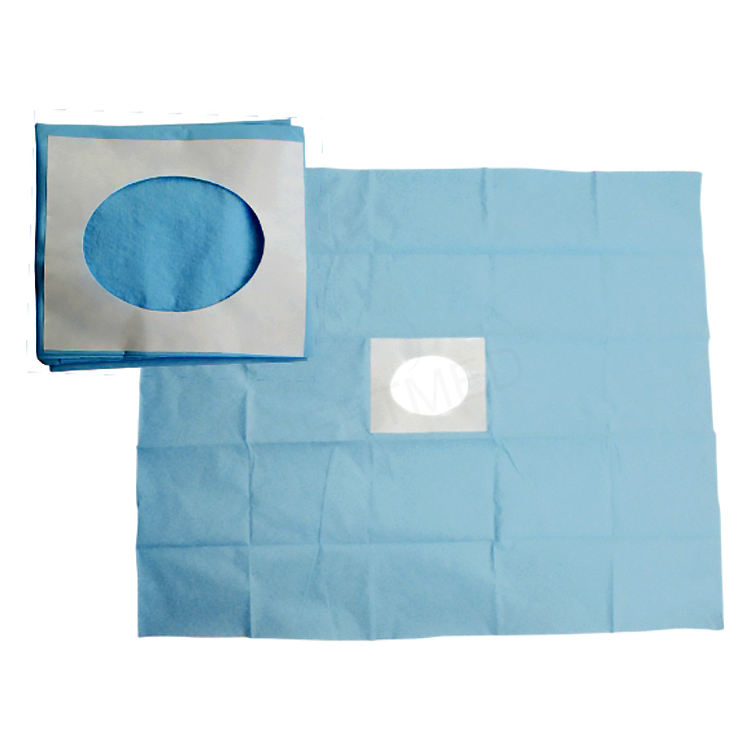Medical Abdominal Adhesive Disposable Sterile Fabric Surgical Drape with Hole