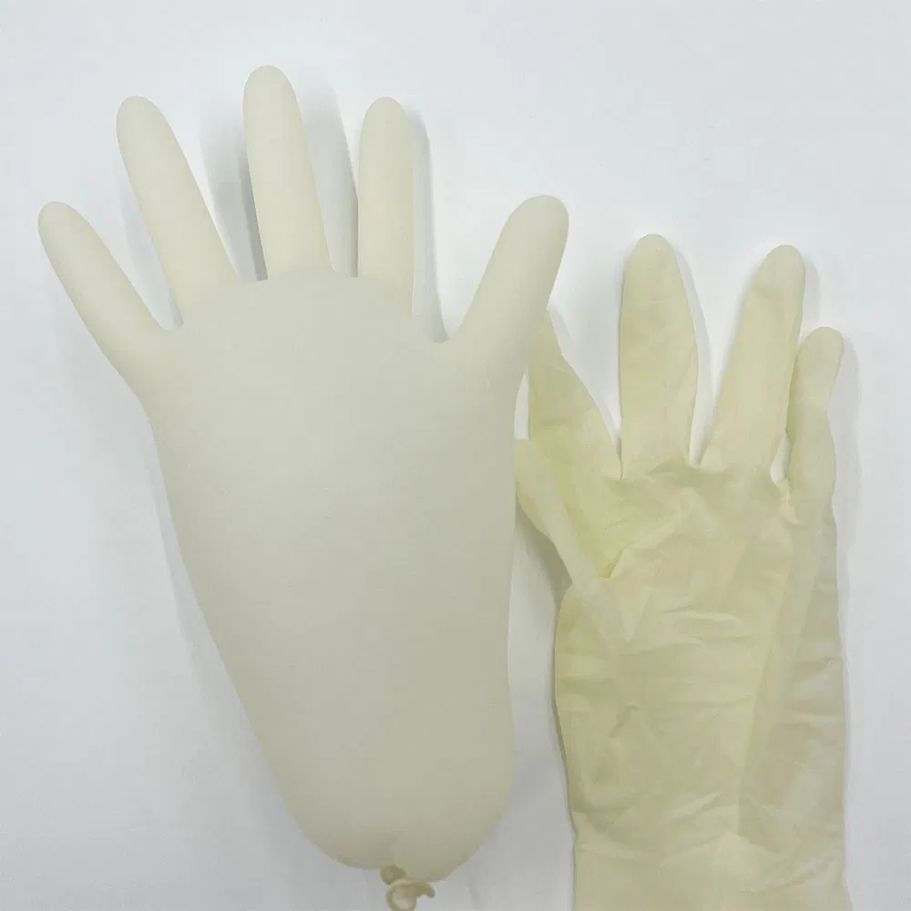Sterile Latex Surgical Gloves Size 8 White Disposable Safety