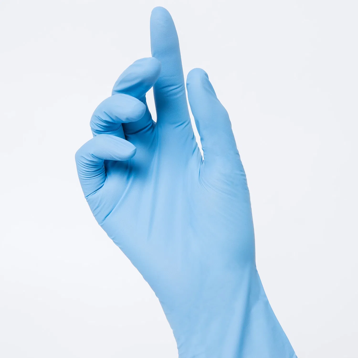 Siny Disposable Medical Supply Clinic Smooth Sterile Surgical Hospital Pockmarked Rubber Gloves OEM