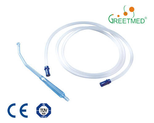 Factory Price Medical Suction Connecting Tube with Yankauer Handle