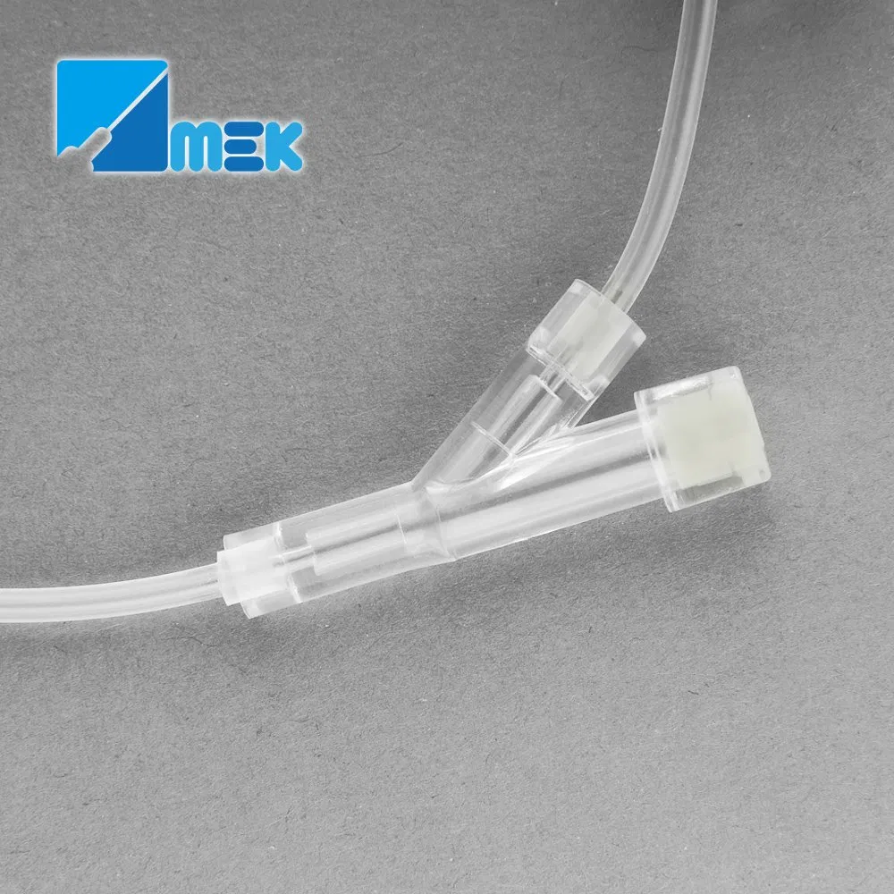 Safety Huber Needle with Y Port and Without Y Port CE FDA