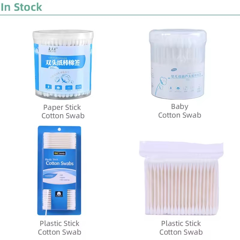 Bebe Paper Cotton Bud Double Head Cotton Swab for Health Care