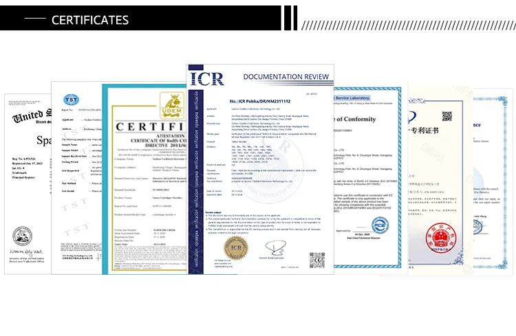 Certifications
