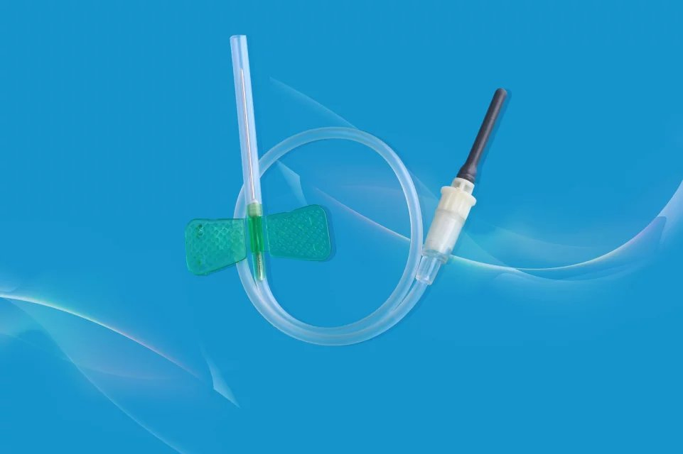 Safety Two-Winged Blood Collection Needle 21g 23G
