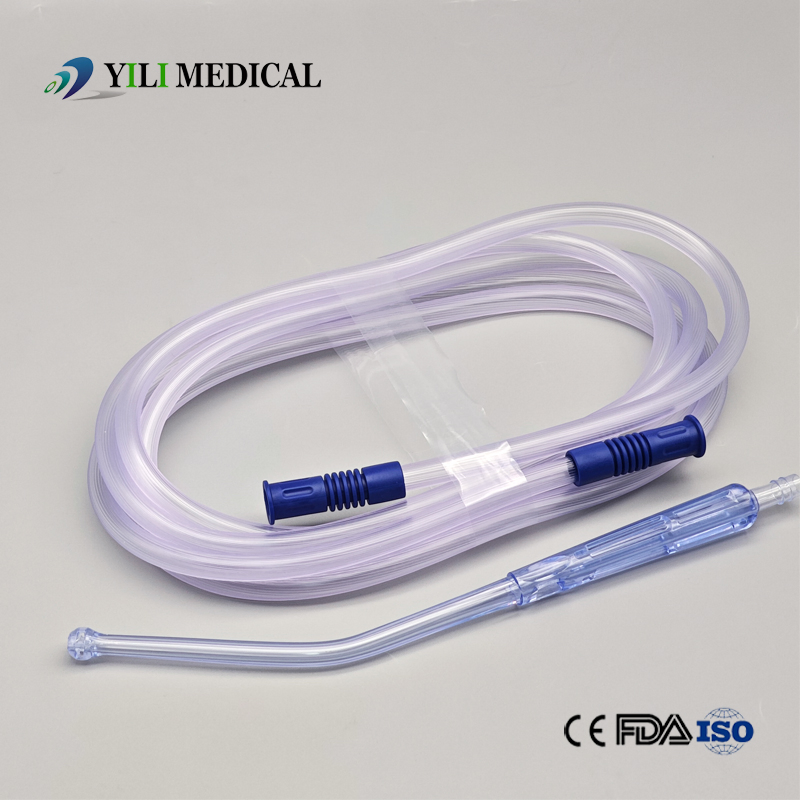 Sterile PVC Disposable Suction Connecting Tube Yankauer