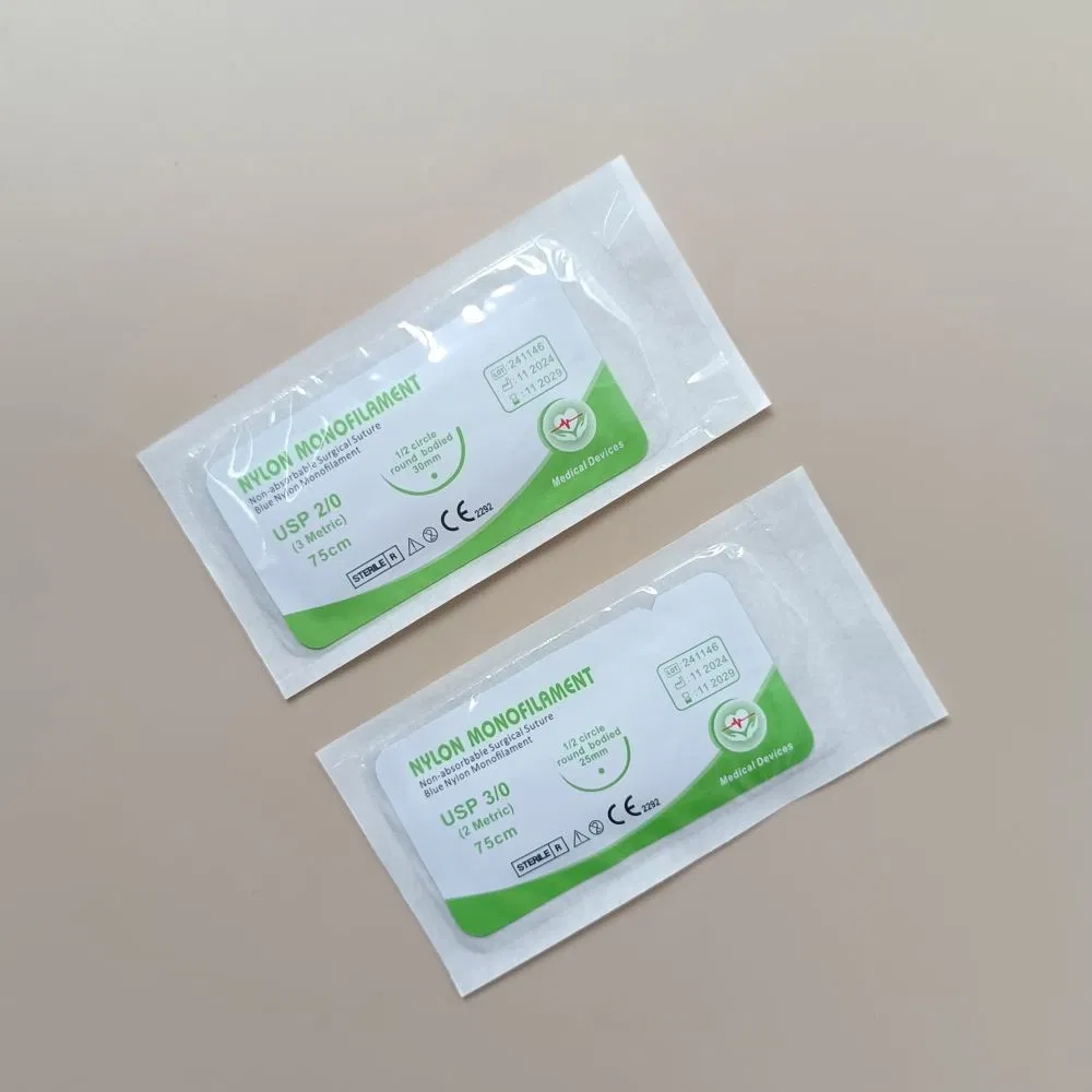 Surgical Non Absorb Nylon Monofilament Suture with Needle
