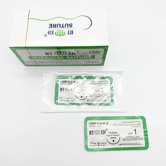Nylon Surgical Suture Detail
