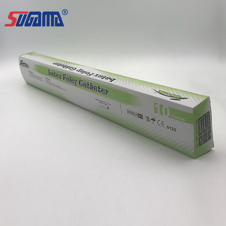 Latex Foley Sterile Medical Suction Foley Catheter with CE / ISO