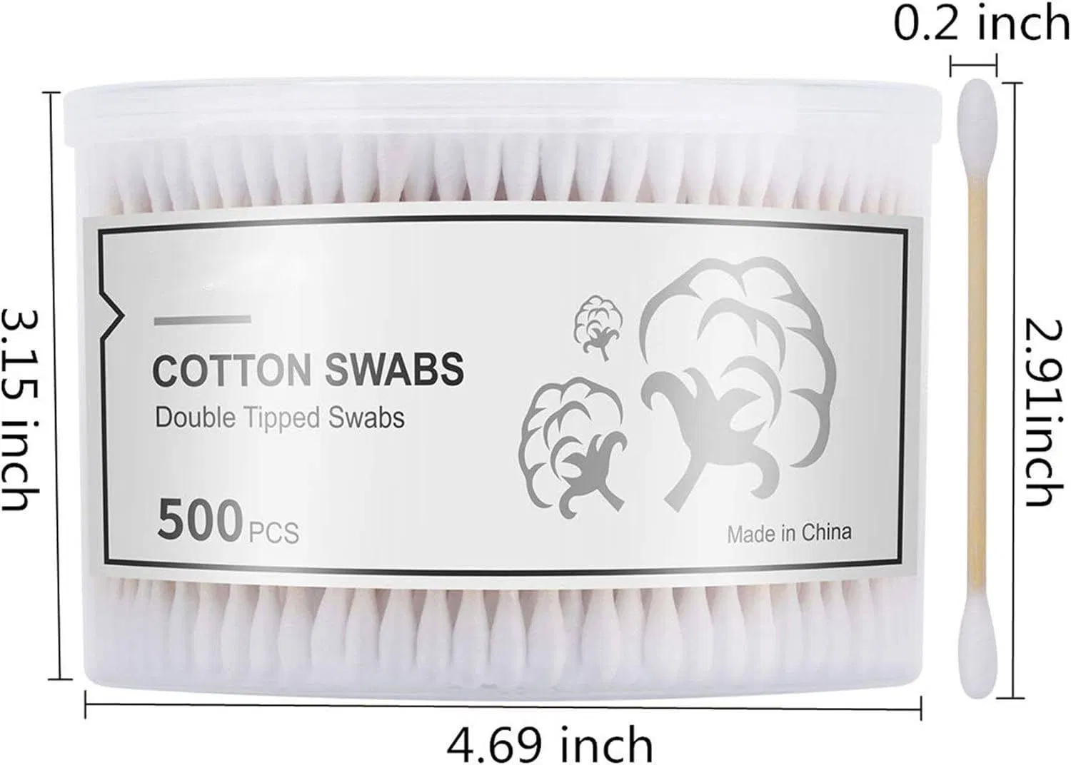 Premium Double Head Cotton Swabs for Versatile Cleaning and Beauty