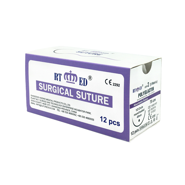Medical Products Surgical Suture Absorbable Polyglactin Suture Pgla Medical Products