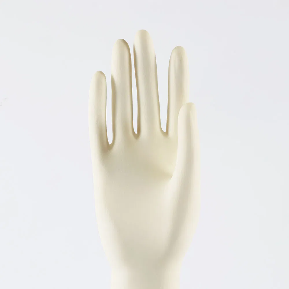 Comfortable and Durable Sterile Latex Surgical Glove for Medical Use Powdered or Powder-Free PE Glove