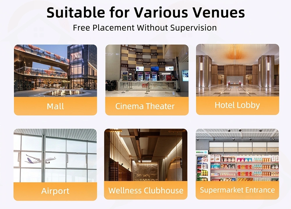 V11 vending massage chair suitable for malls airports gyms and hotels