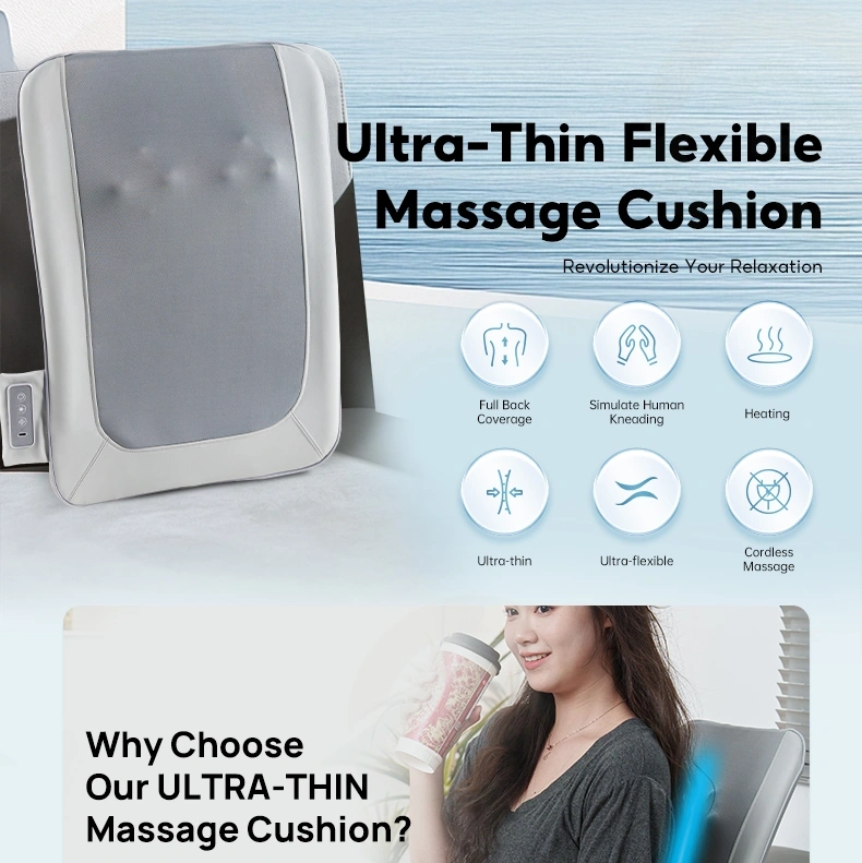 Ultra-Thin Back Massage Seat Cushion
