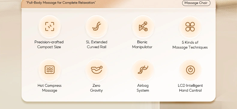features of S2 massage chair