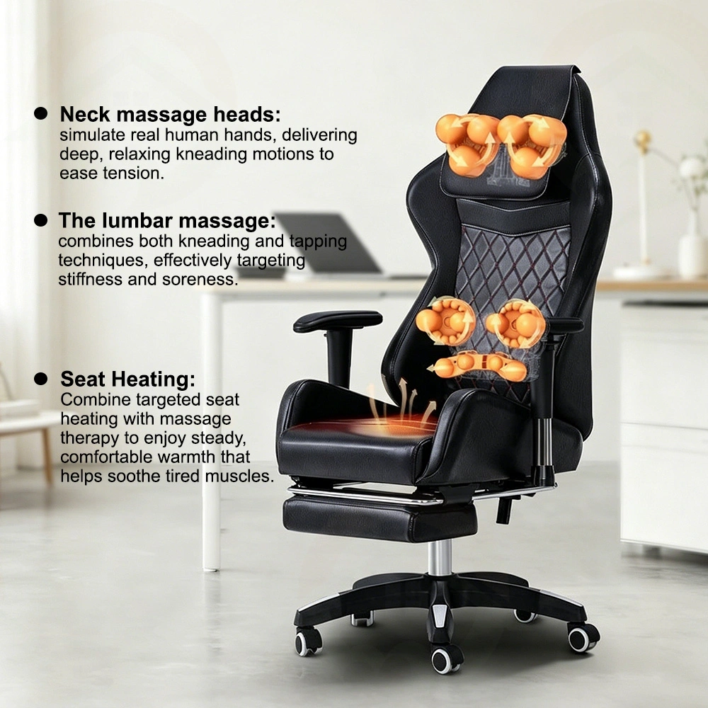 Best Sweet Home OEM G7 Ergonomic Heated Reclining Massage Gaming Chair for Home Office Companies, Factory