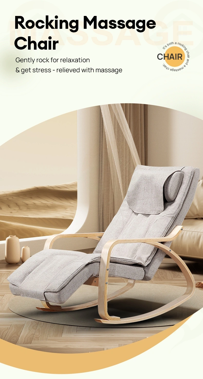 Wholesale wooden rocking massage chair