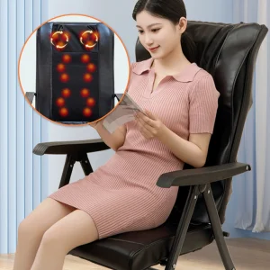 Famous Folding Massage Recliner Chair - Portable Adjustable Shiatsu Neck & Back Massage Chair with Heat for Home Office Manufacturers, Factories