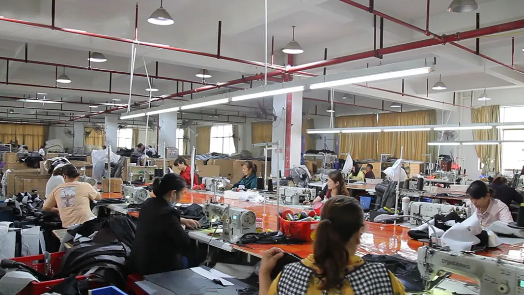 Sewing workshop for premium leather and fabric upholstery of massage chairs