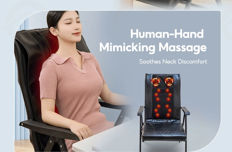 Neck and back folding massage chair