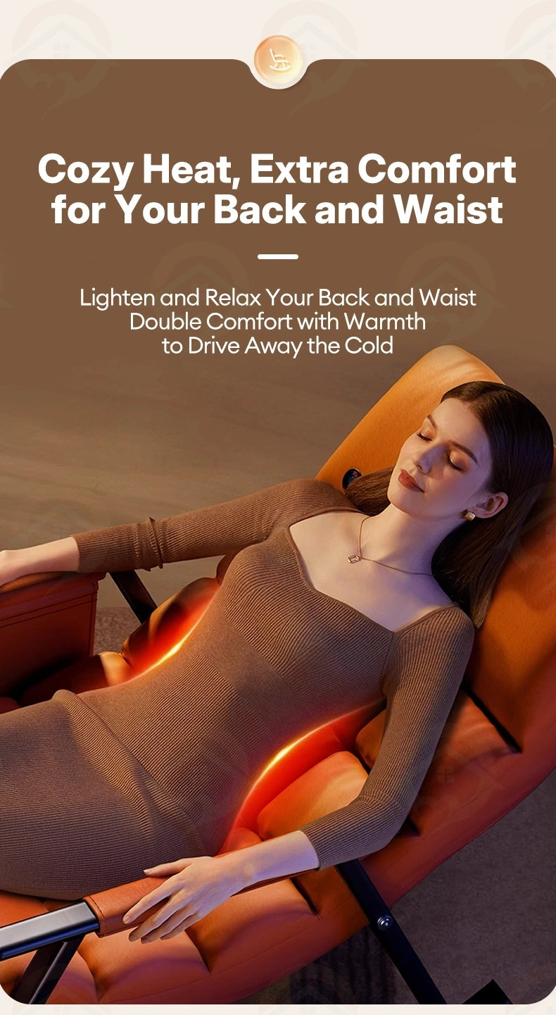 Heated rocking massage chair