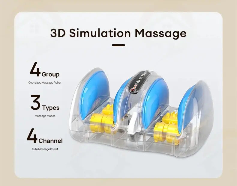 3 multi-node massage heads foot massager for sale