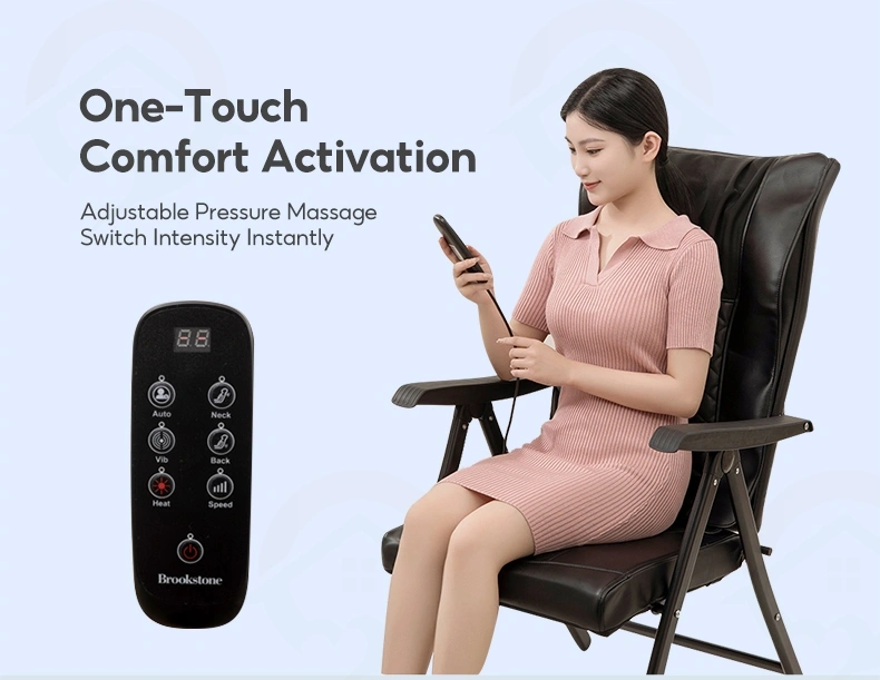 Compact folding massage chair