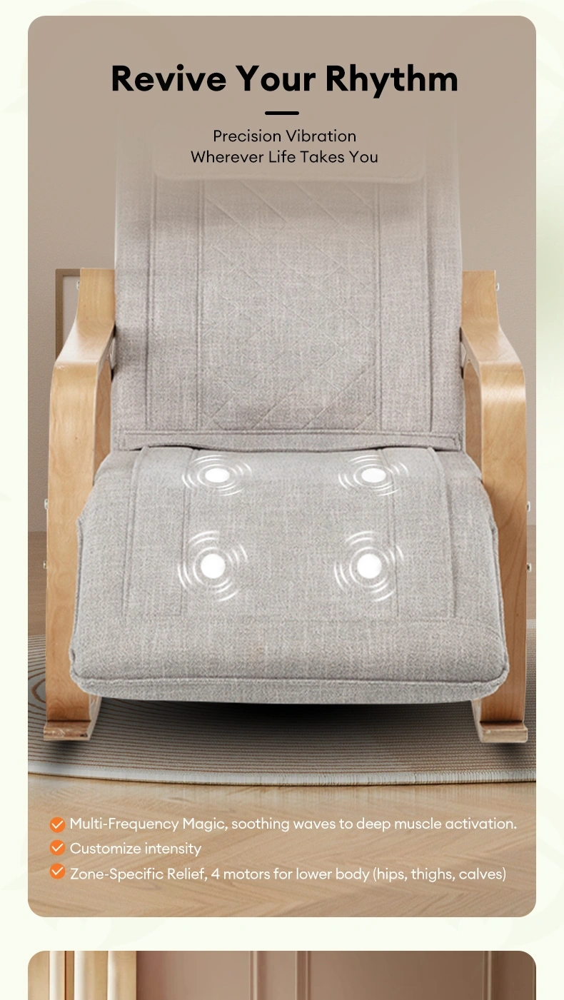 Vibration massage on hips and legs