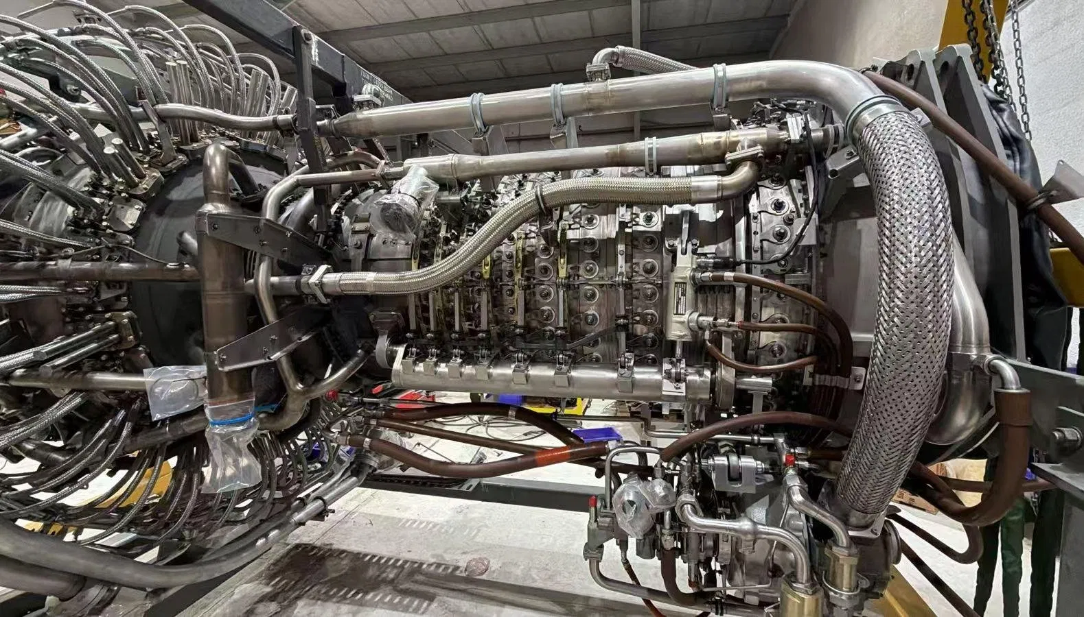 Turbina a gás usada, turbina a gás de segunda mão para geração de energia