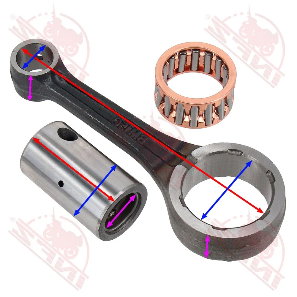Fabricantes de Acessórios para Motocicletas Infz Nxr125-Brlss Biela Conectando China Biela de Virabrequim para Motocicleta Bajaj-Bm150