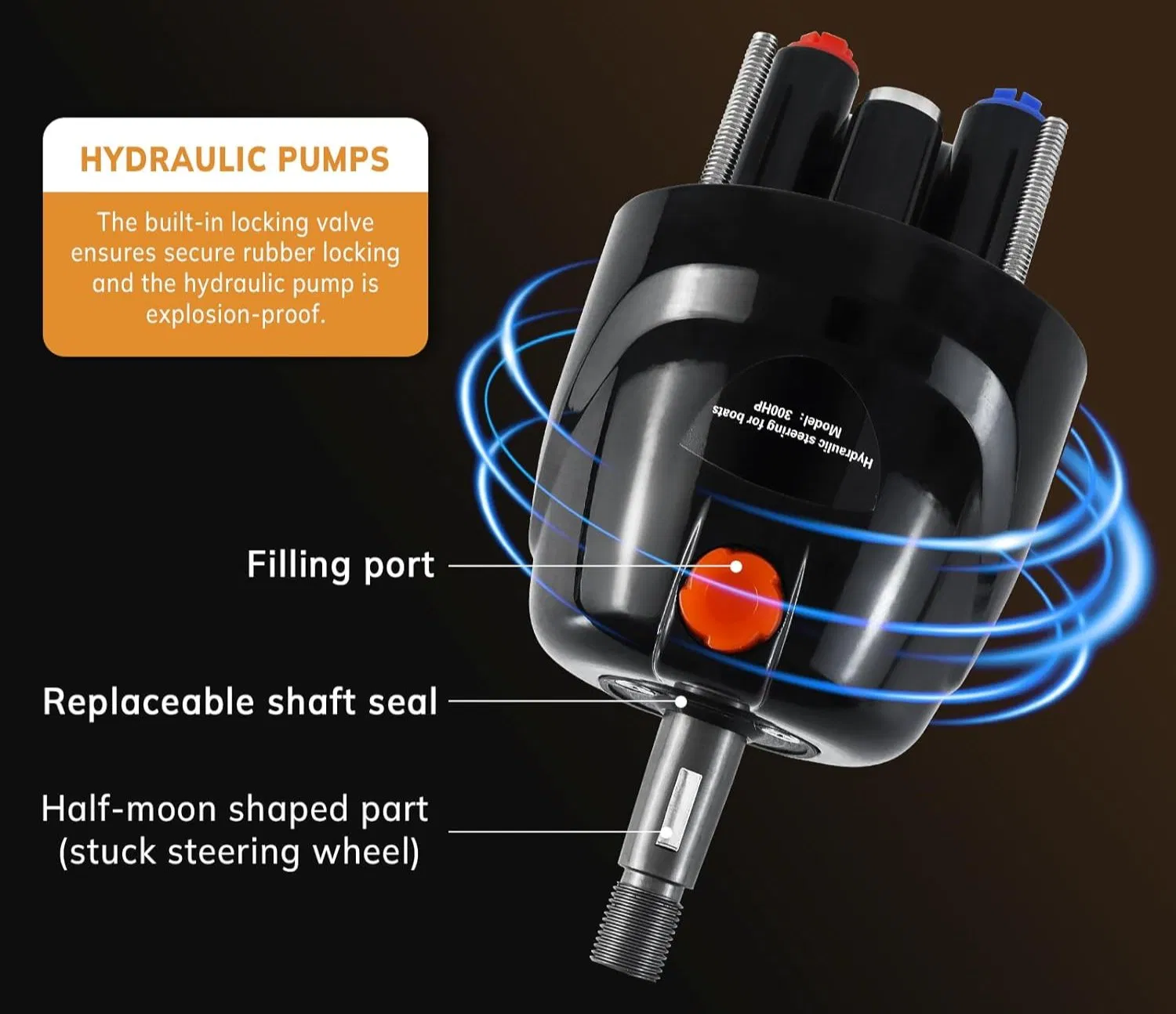Motor de Popa para Iate 300HP Sistema de Direção para Navios Peças Suzuki Marine