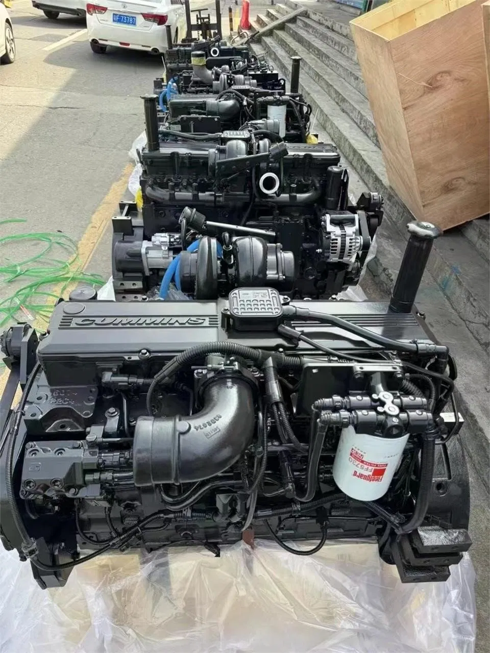 Motor Diesel Turboalimentado SAA6d114e 8.3L para PC300-8 Escavadora